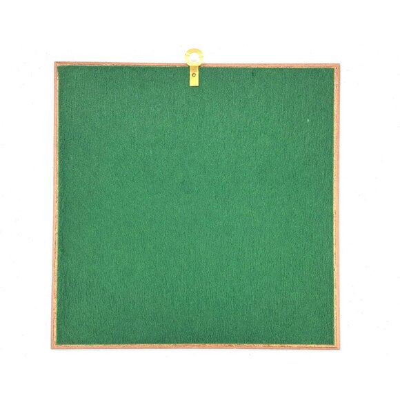 Vintage 1950s Loyal Order of the Moose LOOM Wooden Wall Plaque Ceramic Inlay MCM - Picture 4 of 8